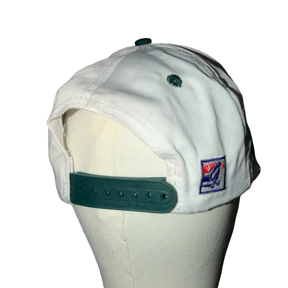 Vintage 1996 Atlanta Olympics Games Torch Relay The Game Snapback Hat Cap White